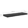 vidaXL Coussins de plancher de palette lot de 3 Anthracite Coton