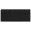vidaXL Buffet 3 pcs Ch&ecirc;ne noir 181 x 30 x 70 cm Bois d'ing&eacute;nierie