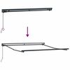 vidaXL Auvent R&eacute;tractable Anthracite 300 x 250 cm Aluminium et Tissu