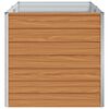 vidaXL Jardini&egrave;re sur&eacute;lev&eacute;e Marron Clair 160 x 80 x 77 cm
