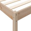vidaXL Lit biblioth&egrave;que sans matelas 150x200 cm bois massif de pin