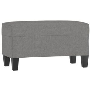 vidaXL Banc Gris fonc&eacute; 70x35x41 cm Tissu