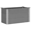 vidaXL Lit surélevé de jardin WPC 100 x 50 x 54 cm Gris