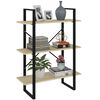 vidaXL Biblioth&egrave;que Ch&ecirc;ne sonoma 80x30x105 cm Bois d'ing&eacute;nierie