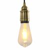 vidaXL Douilles de lampe 2 pcs bronze E27
