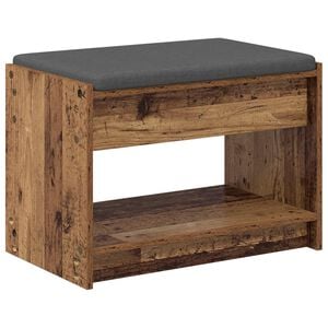 vidaXL Banc d'entr&eacute;e Bois ancien 63 x 38 x 45 cm