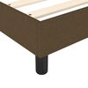 vidaXL Cadre de lit marron fonc&eacute; 90x190 cm tissu