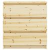 vidaXL Table de chevet 60x36x64 cm Bois de sapin massif