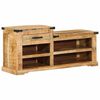 vidaXL banc Marron 110 x 35 x 50 cm Manguier brut