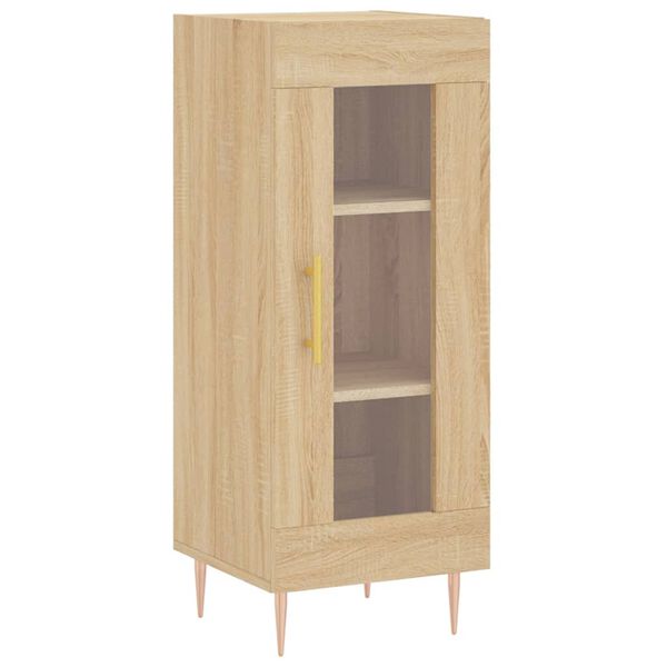 vidaXL Buffet Chêne sonoma 34,5x34x90 cm Bois d'ingénierie