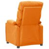 vidaXL Fauteuil de massage Jaune Tissu