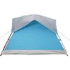 vidaXL Tente de camping de cabine 4 personnes bleu imperm&eacute;able