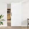 vidaXL Porte coulissante ORKDAL Blanc 93 x 211 cm Pin massif