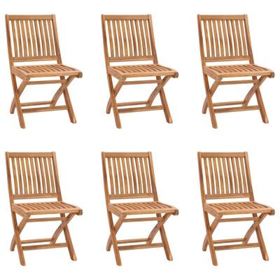 vidaXL Ensemble à manger de jardin 7 pcs Bois de teck massif