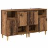vidaXL Buffets 2 pcs Bois Ancien 60 x 35 x 70 cm Bois d'ing&eacute;nierie