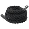 vidaXL Corde de combat noire 9 m 6,8 kg Polyester