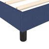 vidaXL Sommier &agrave; lattes de lit avec matelas Bleu 90x190 cm Tissu