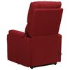 vidaXL Fauteuil de massage Rouge bordeaux Tissu