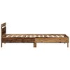 vidaXL Cadre de lit Bois ancien 100 x 200 cm Bois d'ing&eacute;nierie