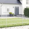 vidaXL Cl&ocirc;ture de jardin 4 pcs Blanc 170 x 215 cm