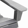 vidaXL Chaise Adirondack Gris clair 82 x 74 x 92 cm HDPE
