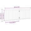 vidaXL Barri&egrave;re pour chien pliable 2 panneaux 160 cm bois sapin massif