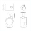 vidaXL Roulettes 2 pcs Noir 40,1 x 37,8 mm PP et Fer