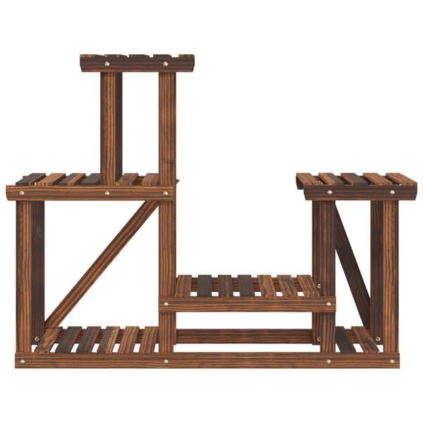 vidaXL Support &agrave; fleurs 90x25x73,5 cm bois massif de sapin