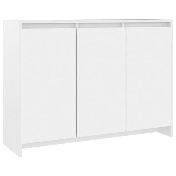 vidaXL Buffet Blanc 102x33x75 cm Bois d'ing&eacute;nierie
