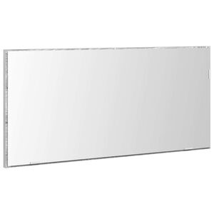 vidaXL Miroir Sonoma gris clair 80 x 37 cm Verre et Bois Ing&eacute;nierie