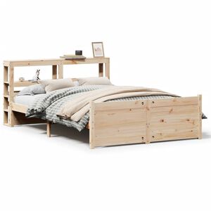 vidaXL Cadre de lit avec t&ecirc;te de lit sans matelas 120x200 cm