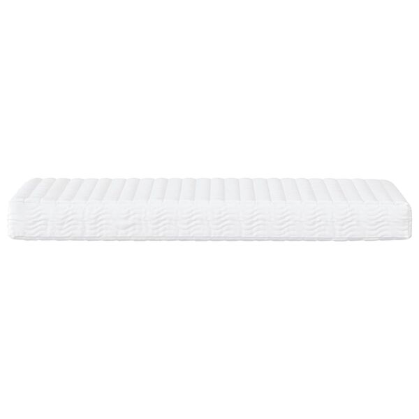 vidaXL Matelas en mousse pour enfants blanc 80x160 cm dureté H2 H3