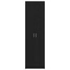 vidaXL Armoire Ch&ecirc;ne noir 55 x 25 x 189 cm Bois d'ing&eacute;nierie