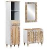 vidaXL Ensemble de meubles de salle de bain 3 pcs bois manguier massif