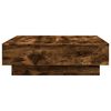 vidaXL Table basse Ch&ecirc;ne fum&eacute; 90x90x28 cm Bois d'ing&eacute;nierie