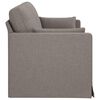 vidaXL Canap&eacute; 180cm Taupe M&eacute;tал