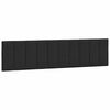 vidaXL Cadre de lit sans matelas Hanko noir 200x200 cm velours