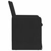 vidaXL Chaises de salle &agrave; manger 2 pcs Noir 57 x 67 x 95 cm tissu