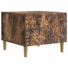 vidaXL Table basse Ch&ecirc;ne fum&eacute; 50 x 49 x 40 cm Bois d'ing&eacute;nierie