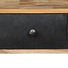 vidaXL Table console Teck massif de récupération 120 x 30 x 76 cm