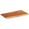 vidaXL Dessus de table 100x60x2,5cm rectangulaire bois massif d'acacia