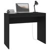 vidaXL Bureau Noir 90x40x72 cm Bois d'ingénierie