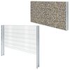 vidaXL Poteaux de cl&ocirc;ture 20 pcs argent&eacute; 180 cm&nbsp;acier galvanis&eacute;