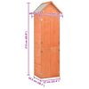 vidaXL Abri de jardin 71 x 60 x 213 cm Bois