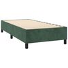 vidaXL Sommier &agrave; lattes de lit avec matelas Vert fonc&eacute; 90x190 cm