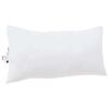 vidaXL Oreiller avec oreiller Blanc 61 x 41 x 20 cm Polyester