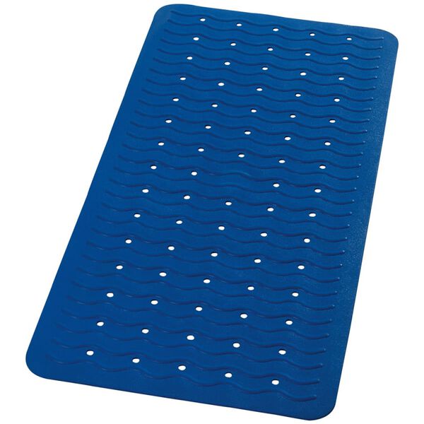 RIDDER Tapis de bain antid&eacute;rapant Playa 80 x 38 cm N&eacute;on bleu 68303