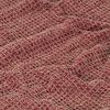 vidaXL Couverture en coton 160 x 210 cm Bordeaux