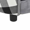 vidaXL Canap&eacute; pour chien Gris 68x38x38 cm Peluche