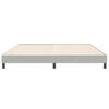 vidaXL Cadre de lit sans matelas gris clair 200x220 cm velours